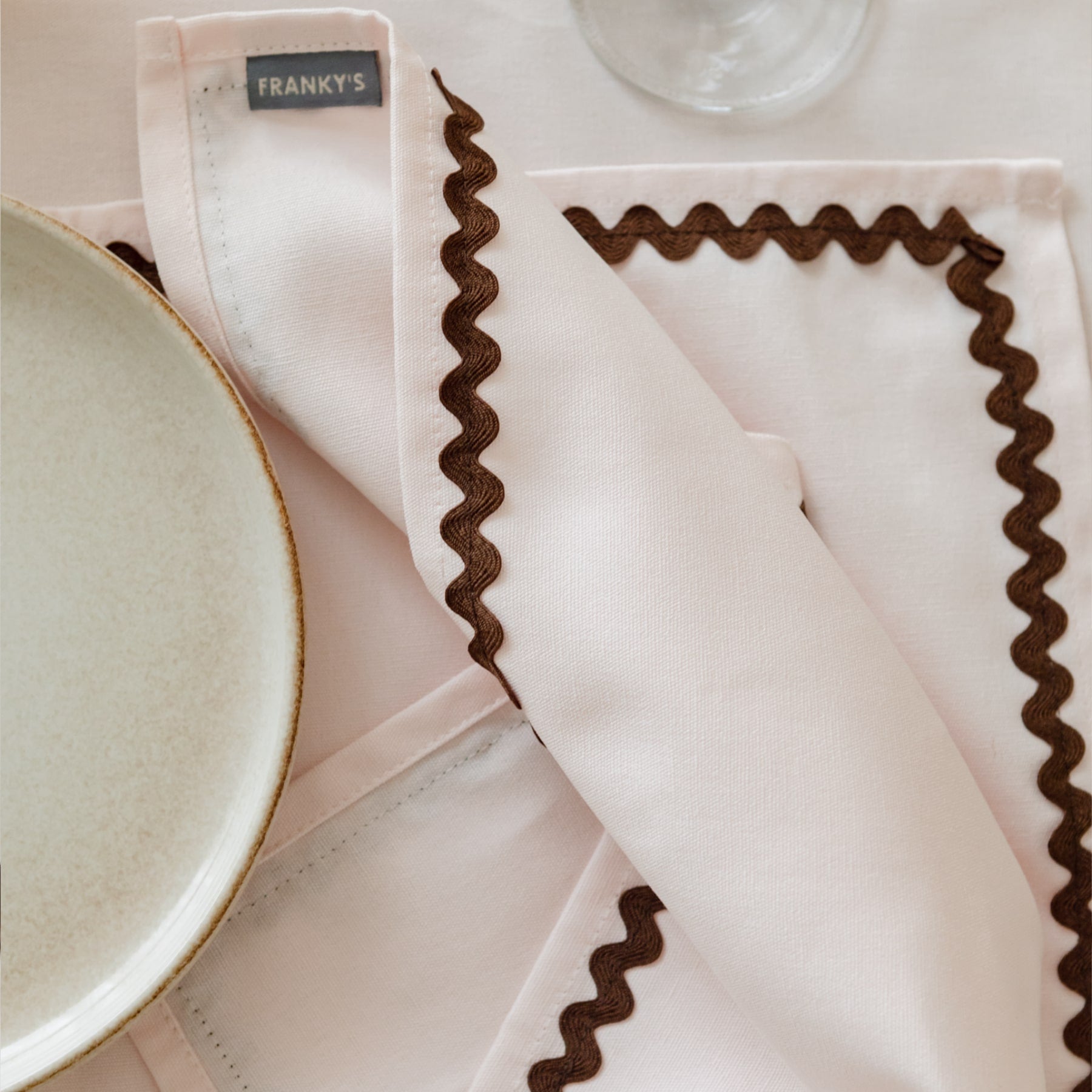 Portsea Linen Set - Brown - Buy Table Linen Sets Online at FRANKY'S