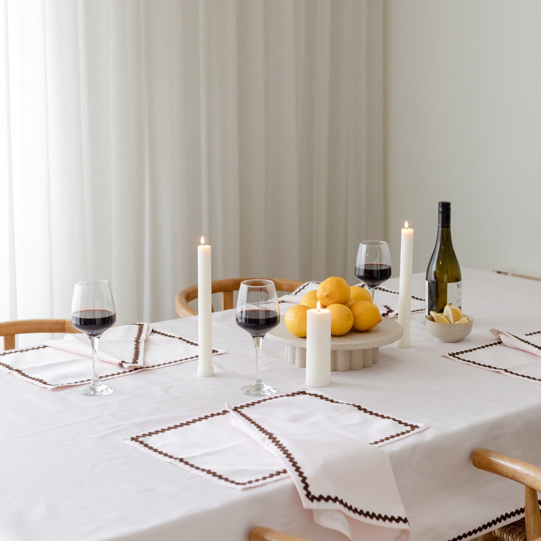 Portsea Linen Set - Brown - Buy Table Linen Sets Online at FRANKY'S