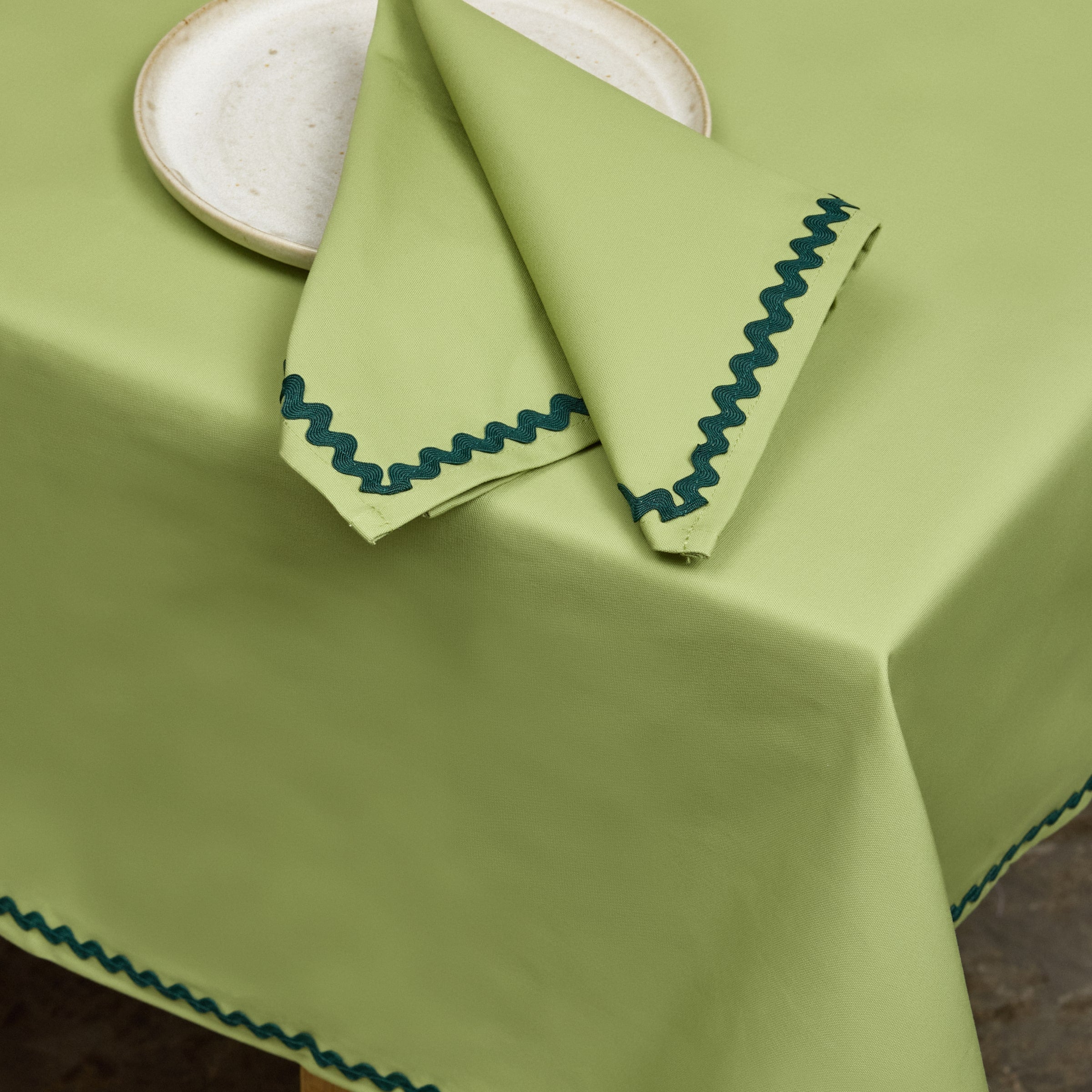 Portsea Linen Set - Green - Buy Table Linen Sets Online at FRANKY'S