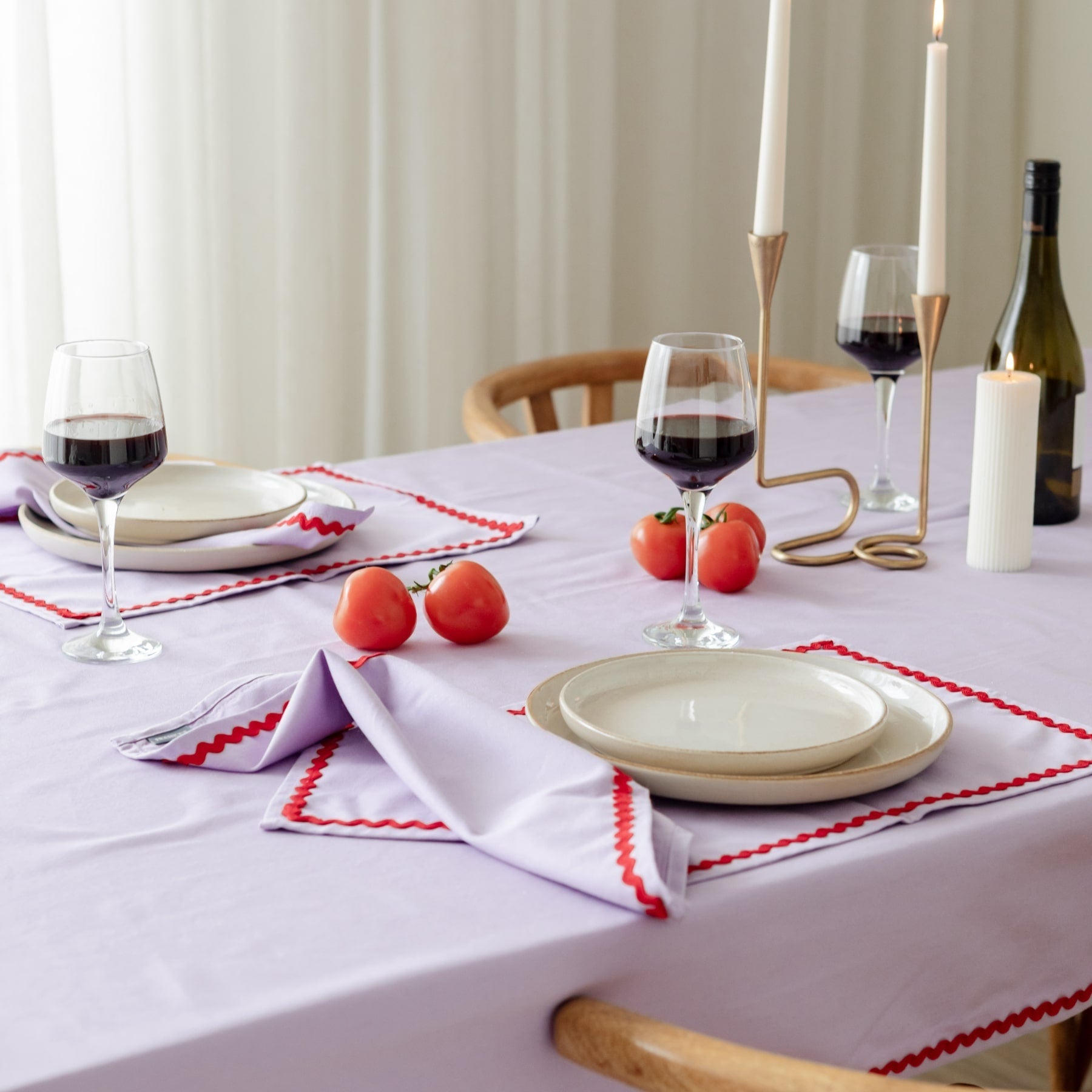 Portsea Linen Set - Lilac - Buy Table Linen Sets Online at FRANKY'S