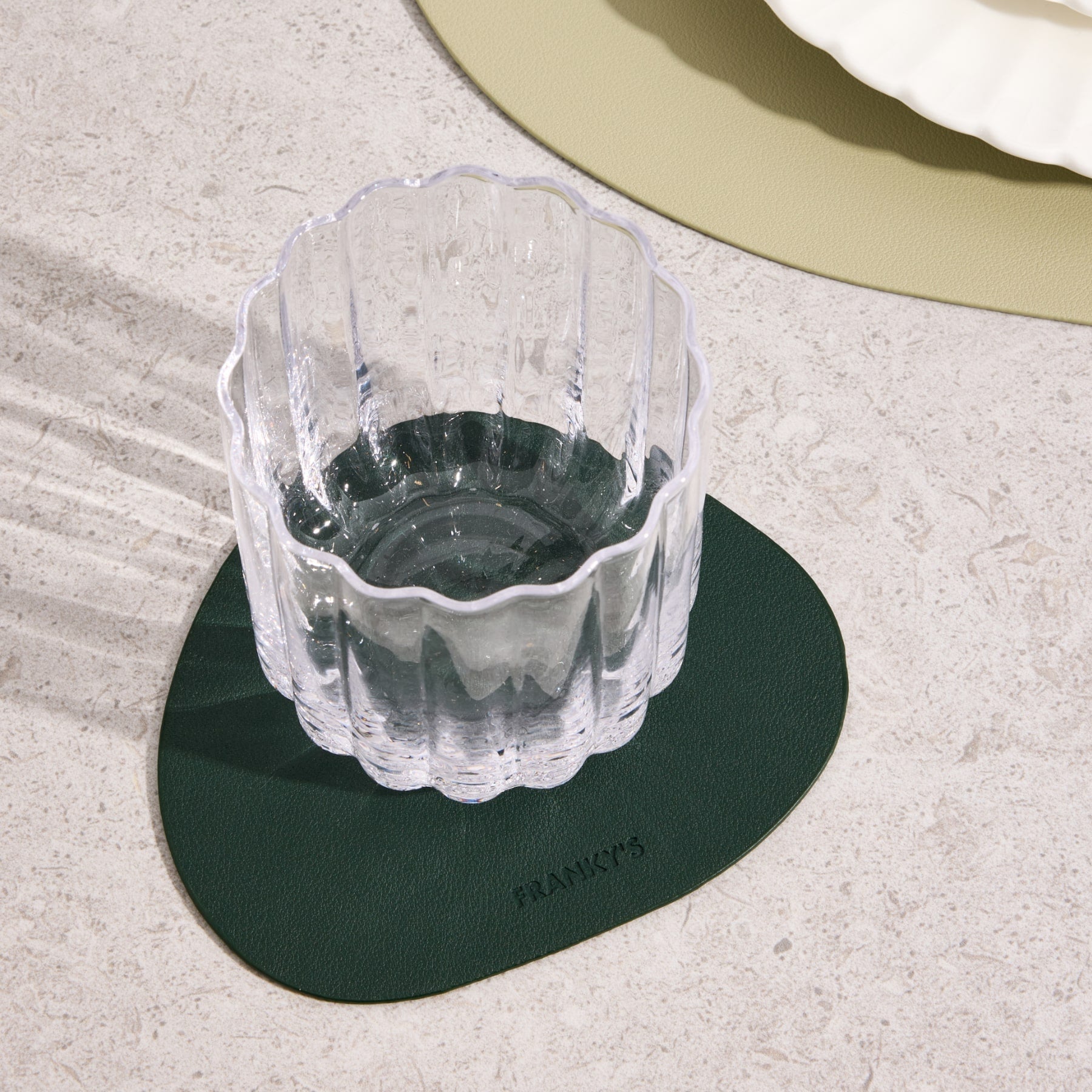 Sweden Coaster Dark Green - Buy Coasters Online at FRANKY'S