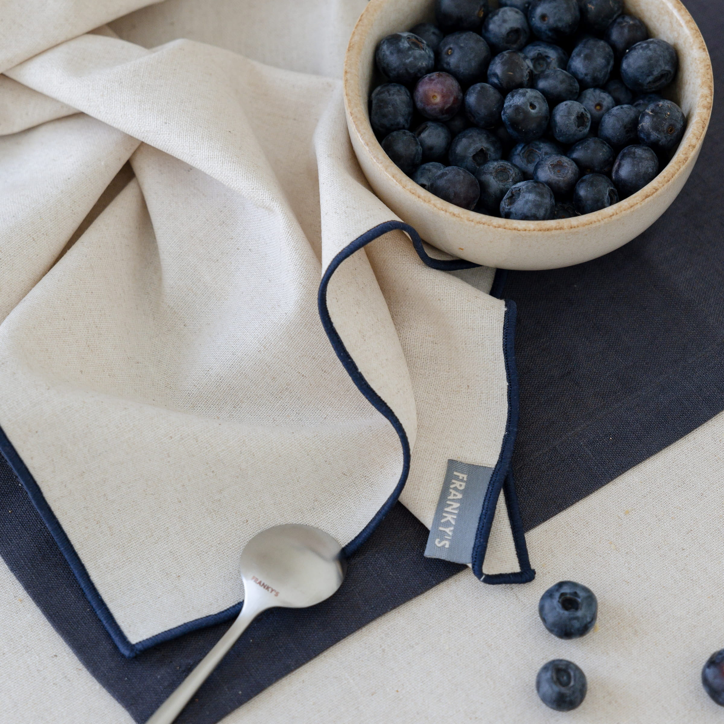 Valencia Napkins (Set of 4) Beige - Buy Napkins Online at FRANKY'S