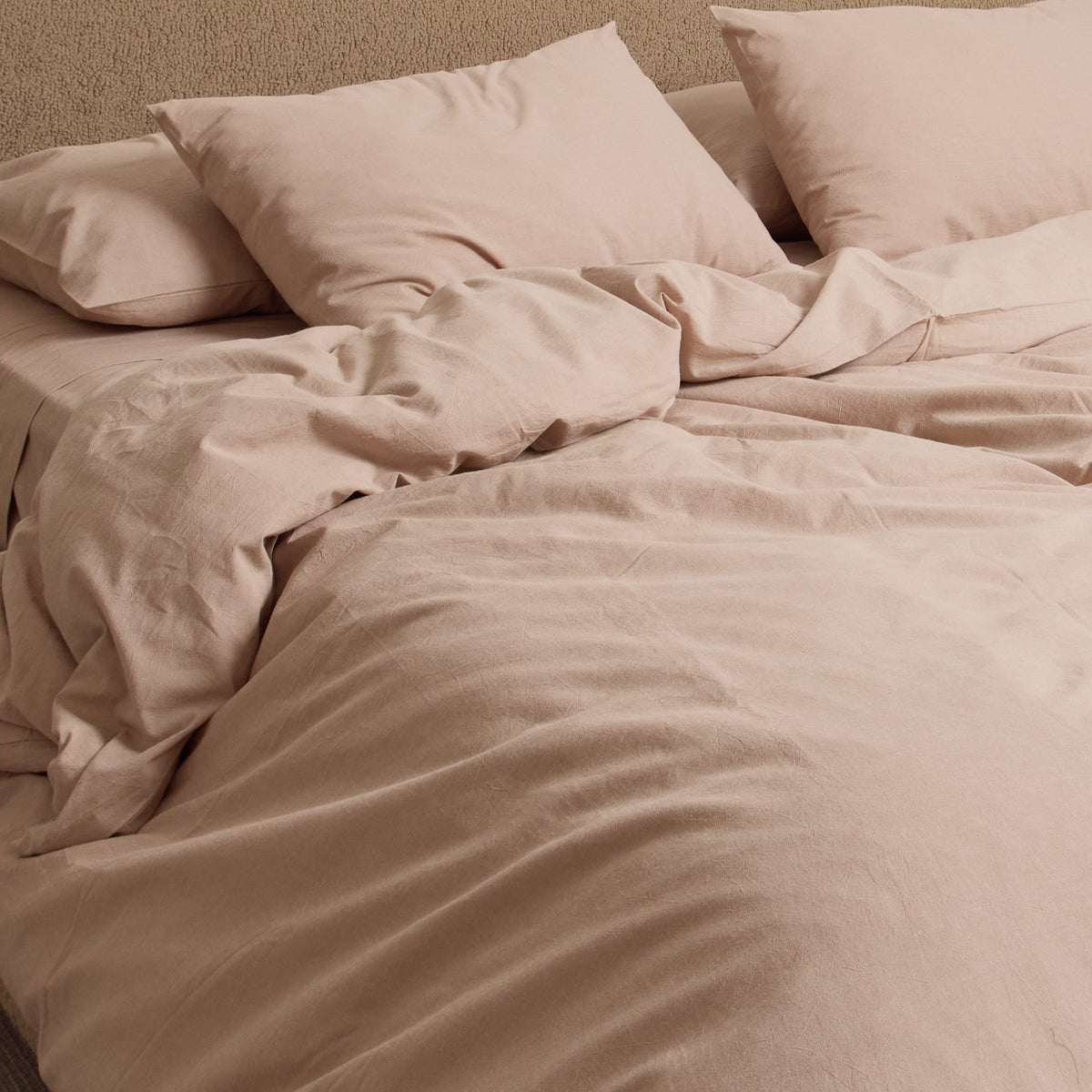 FRANKY'S Zurich Quilt Cover in Oat, organic cotton