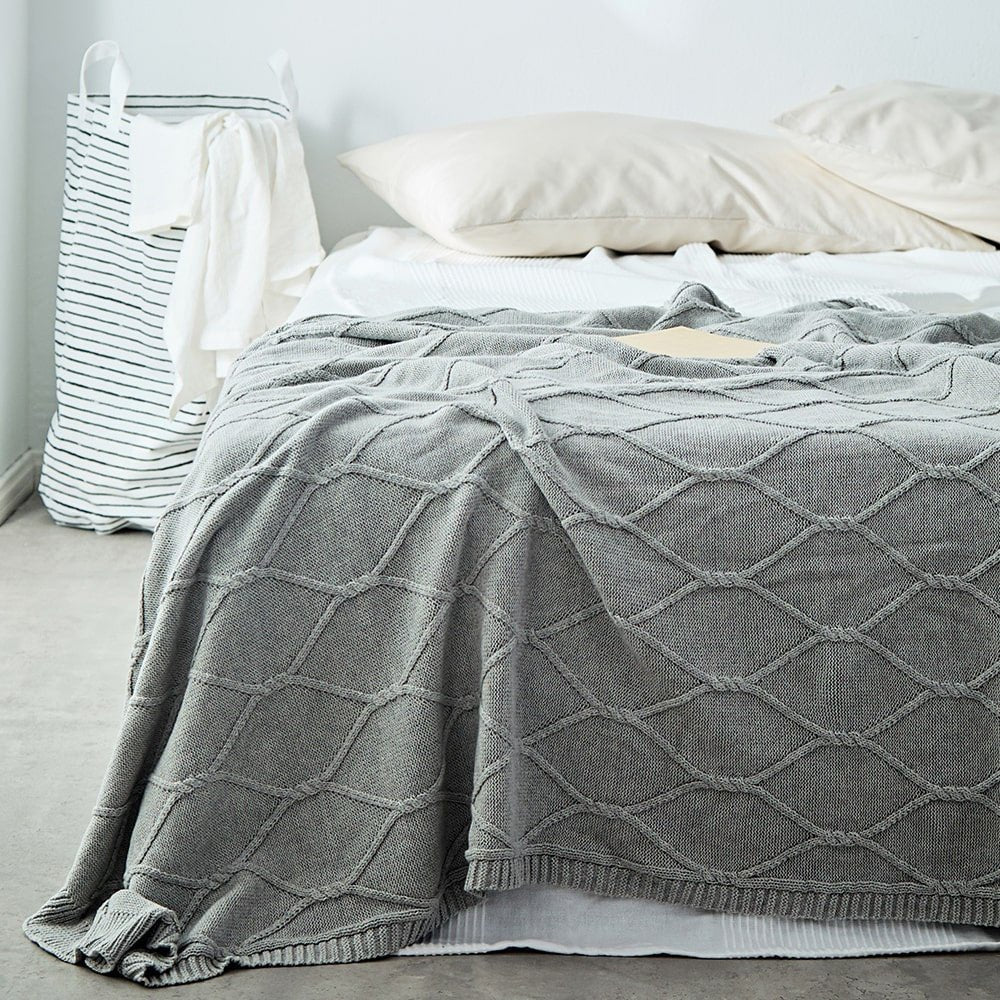 Cable Blanket - Buy Blankets Online at FRANKY'S