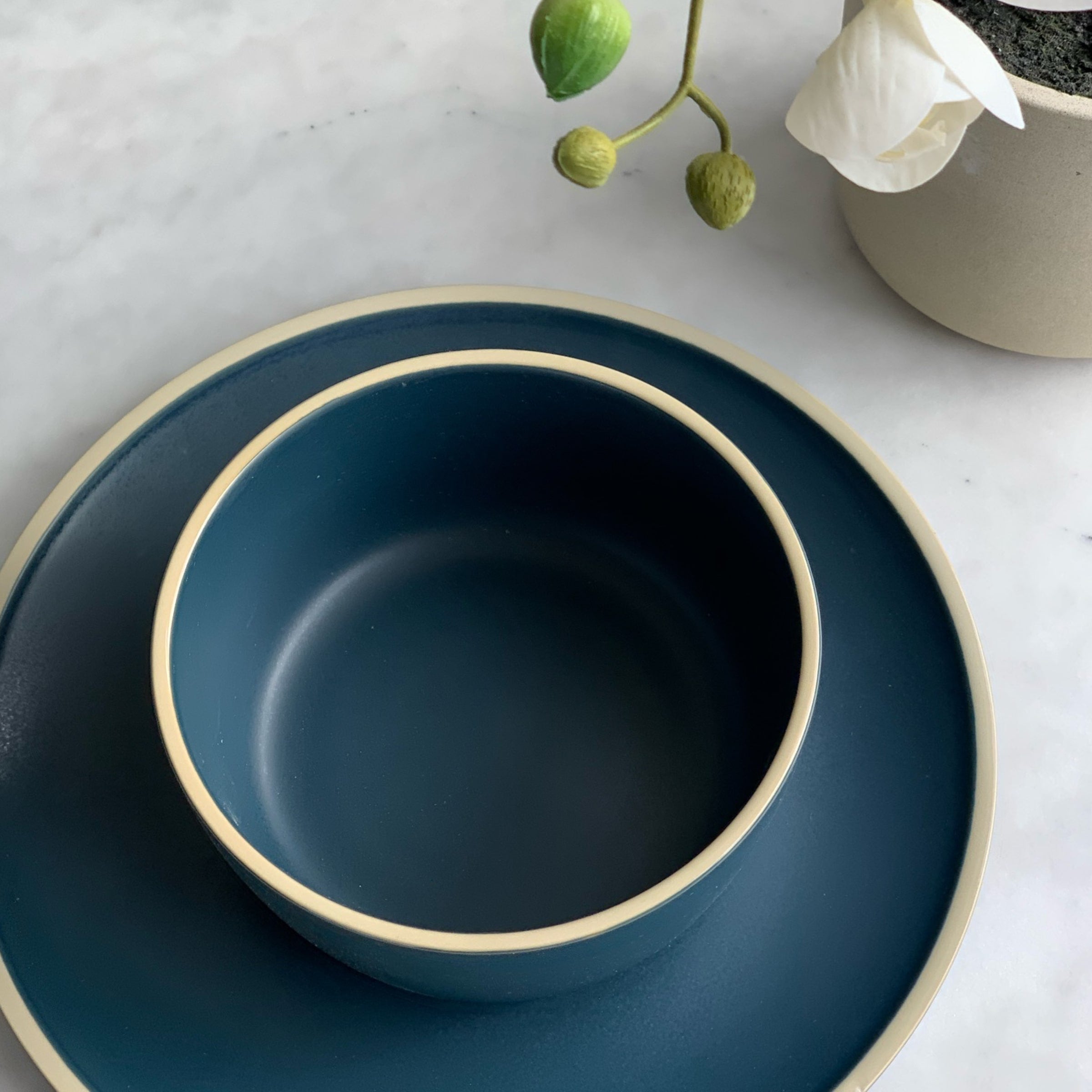 Hall Dinner Plate Dark Blue