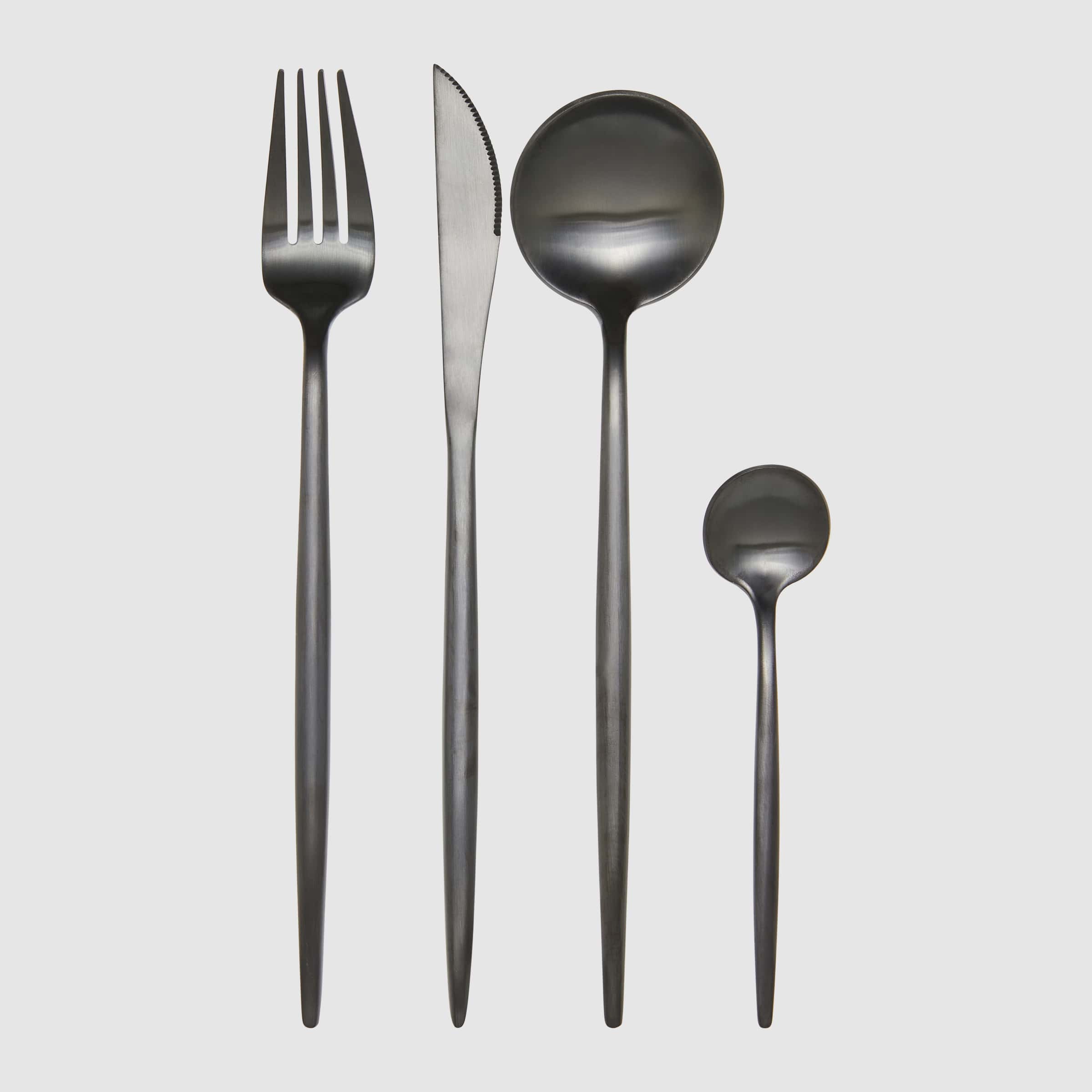 Peru Cutlery Set - Black - Buy Flatware Sets Online at FRANKY'S