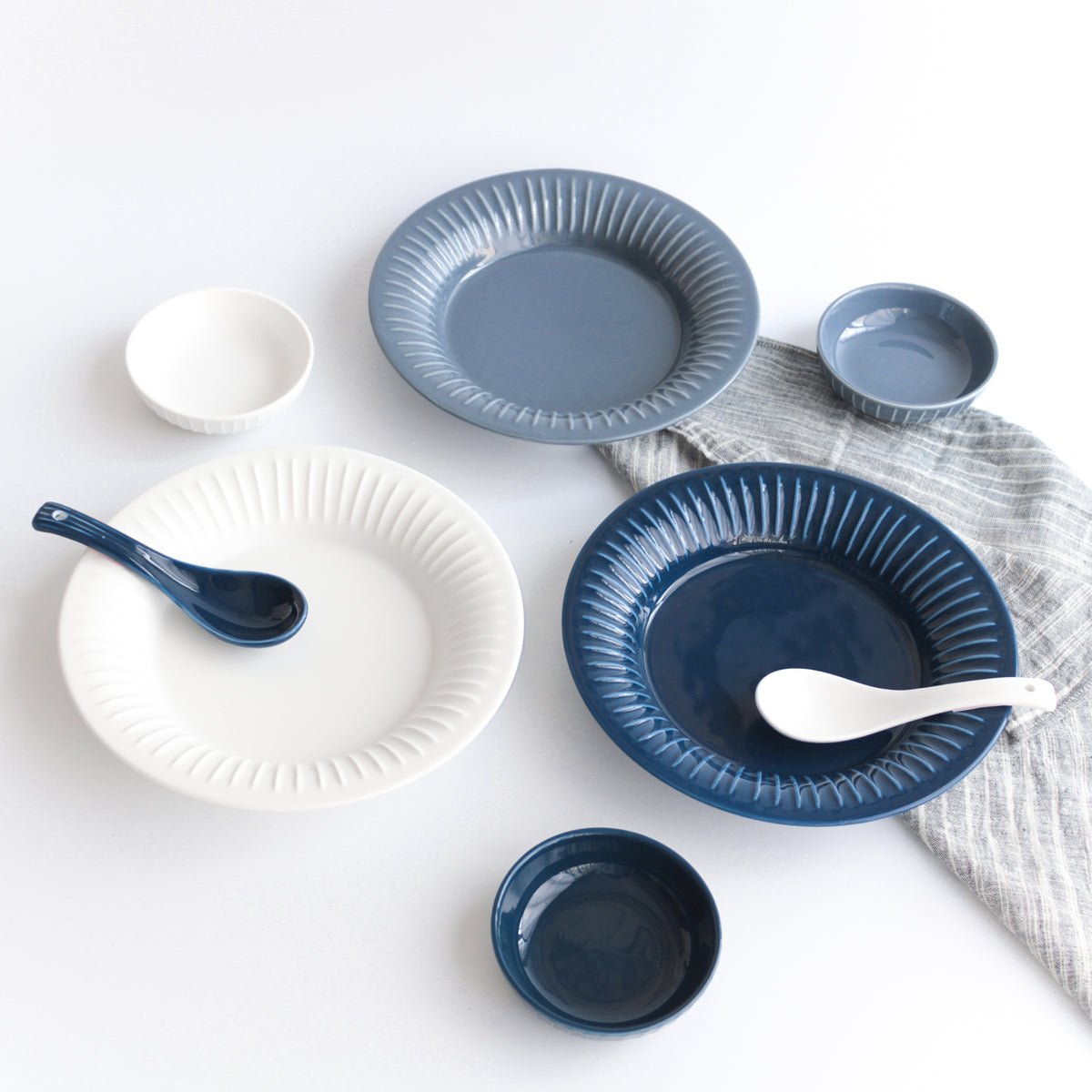 Sanda Dinner Plate - Blue - Buy Plates Online at FRANKY'S