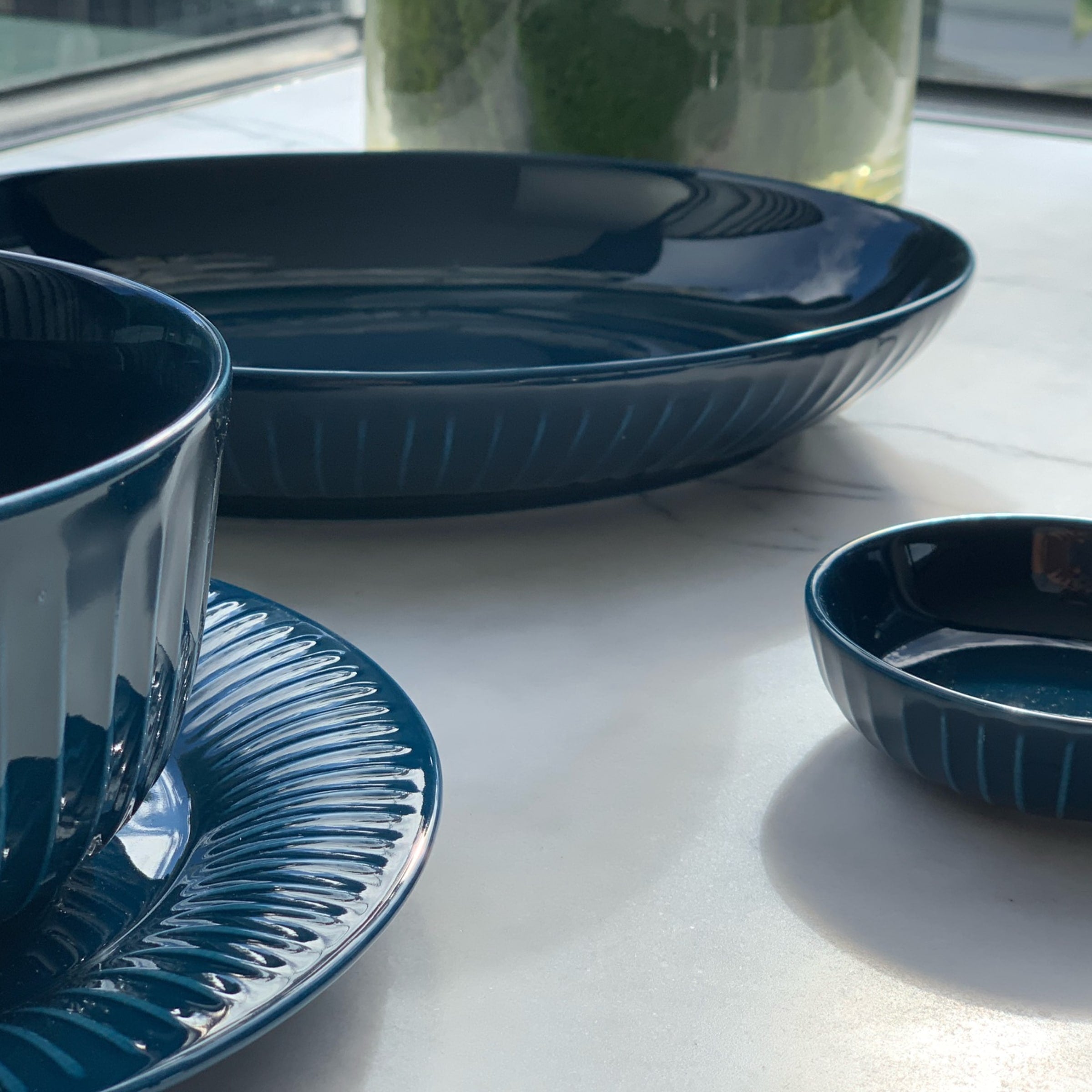 Sanda Serving Bowl - Blue - Buy Bowls Online at FRANKY'S